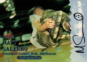 2000 Fleer Adrenaline - Autographs #A Matt Salerno Front